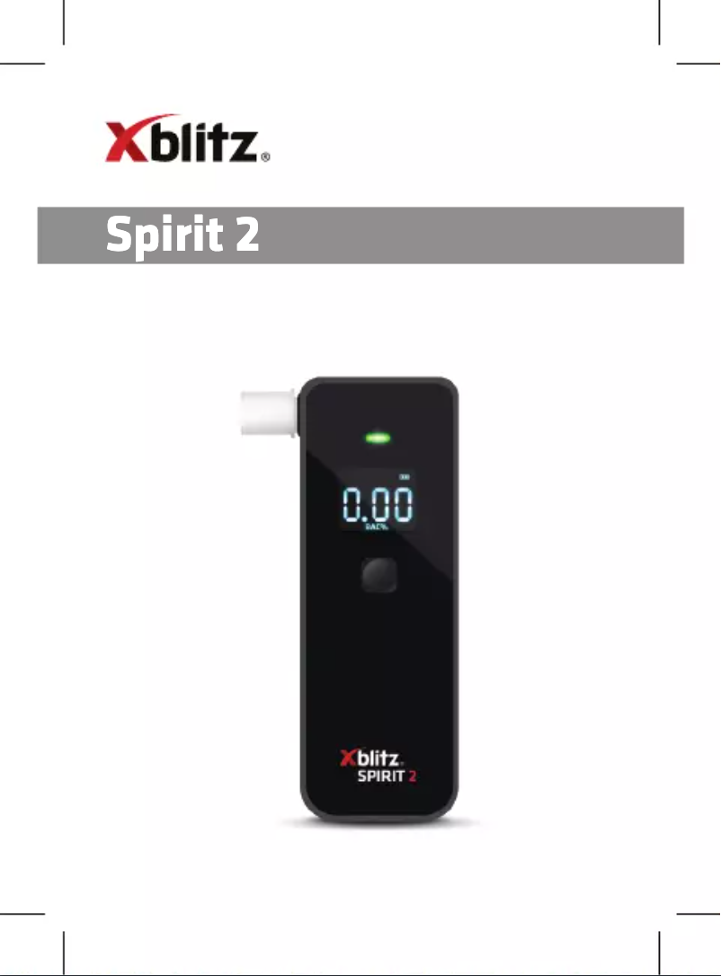 Page 1 de la notice Manuel utilisateur Xblitz Spirit 2