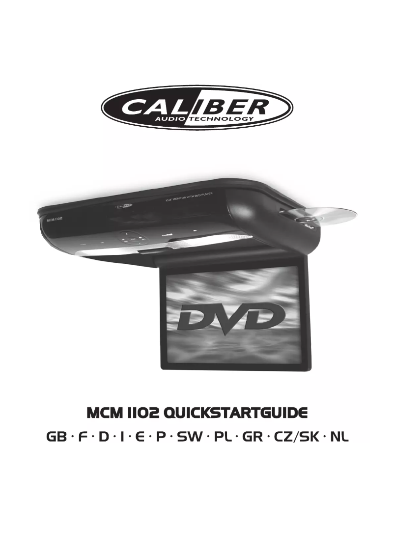 Página 1 del manual Manual de usuario Caliber MCM 1102