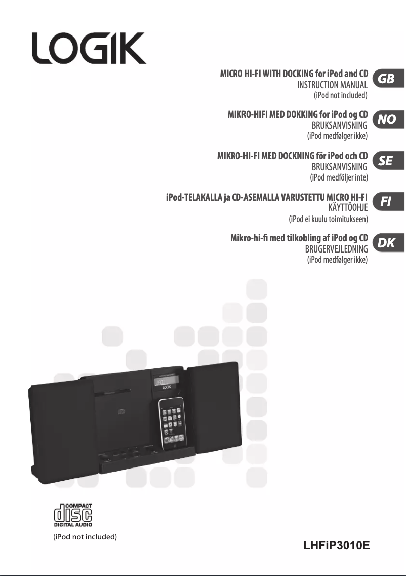 Page 1 de la notice Manuel utilisateur Logik LHFIP3010E