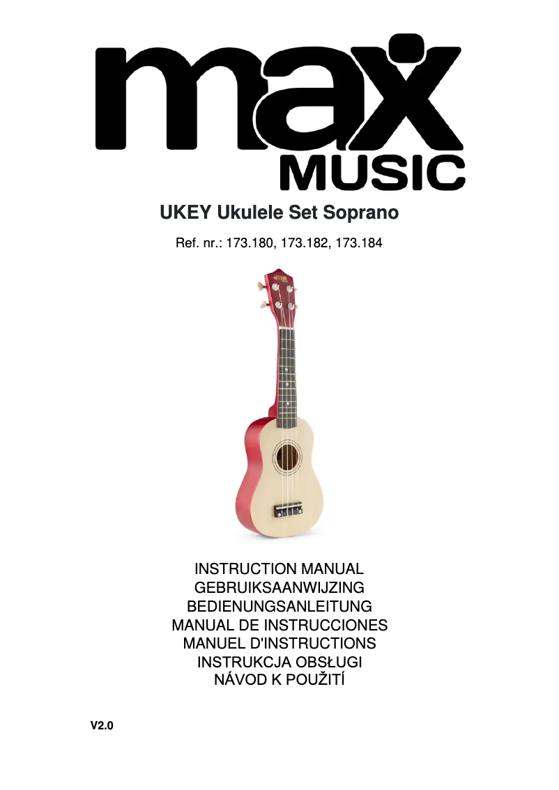 Page n°1 - Manuel utilisateur MAX UKEY