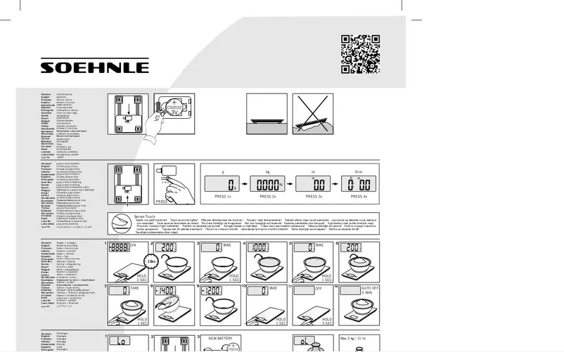 Page n°1 - Manuel utilisateur Soehnle Vita 65119