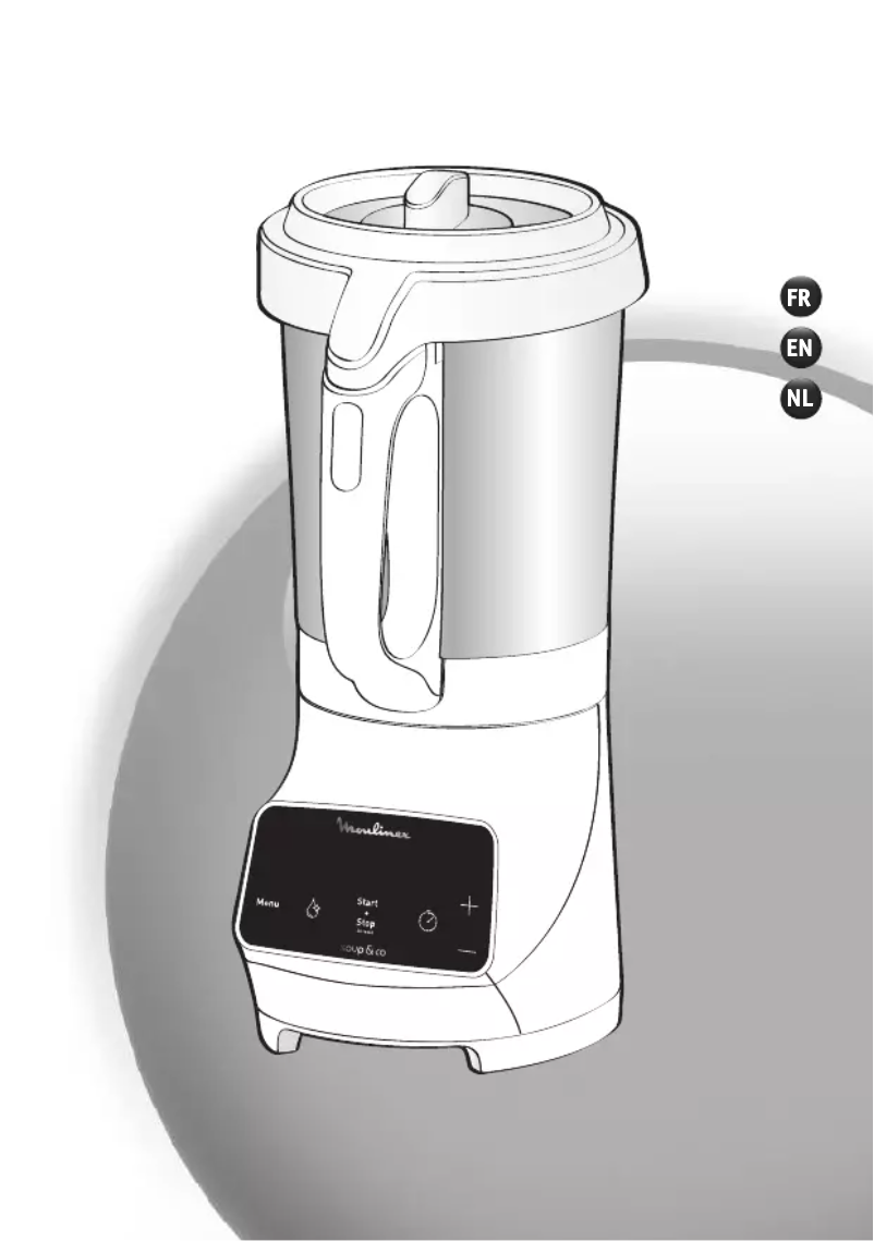 Image de la première page du manuel de l'appareil Soup & Plus Inox LM926B