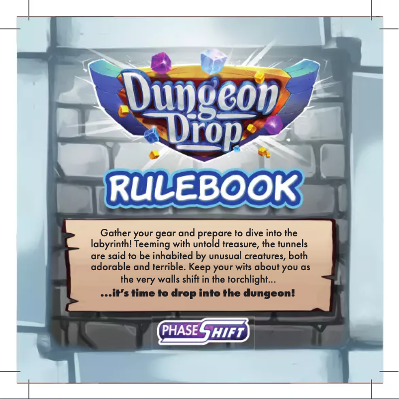 Page n°1 - Manuel utilisateur Gamewright Dungeon Drop