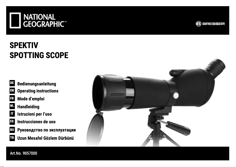 Page n°1 - Manuel utilisateur National Geographic 9057000