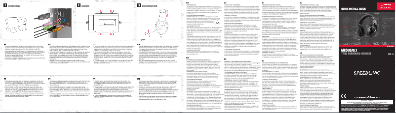 Page n°1 - Manuel utilisateur Speed-Link Medusa 5.1