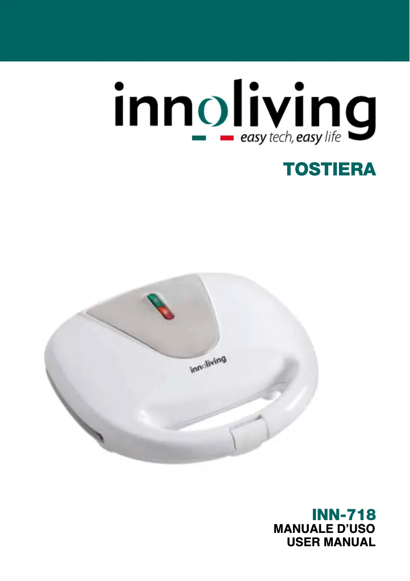 Image de la première page du manuel de l'appareil INN-718