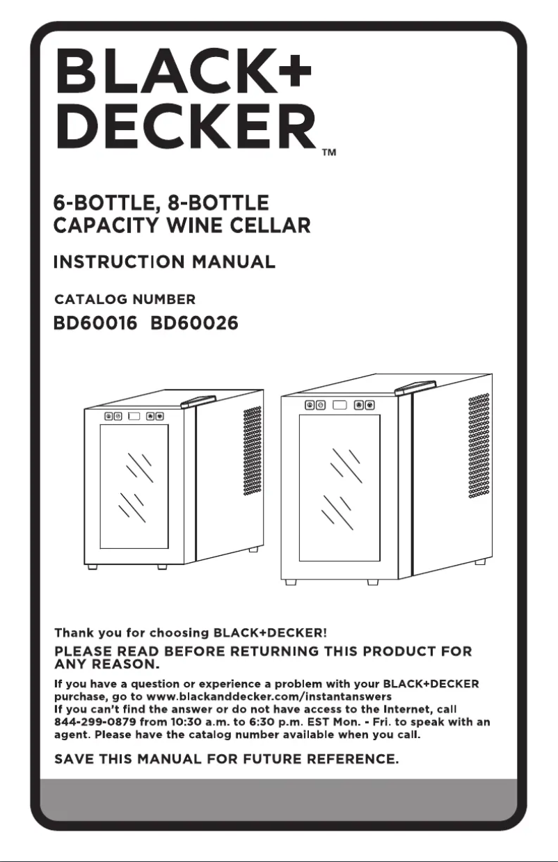 Page n°1 - Manuel utilisateur Black & Decker BD60016
