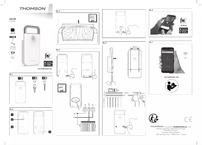 Página 1 del manual Manual de usuario Thomson CALI-ON 520001