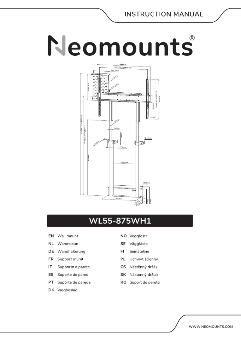 Image de la première page du manuel de l'appareil WL55-875WH1