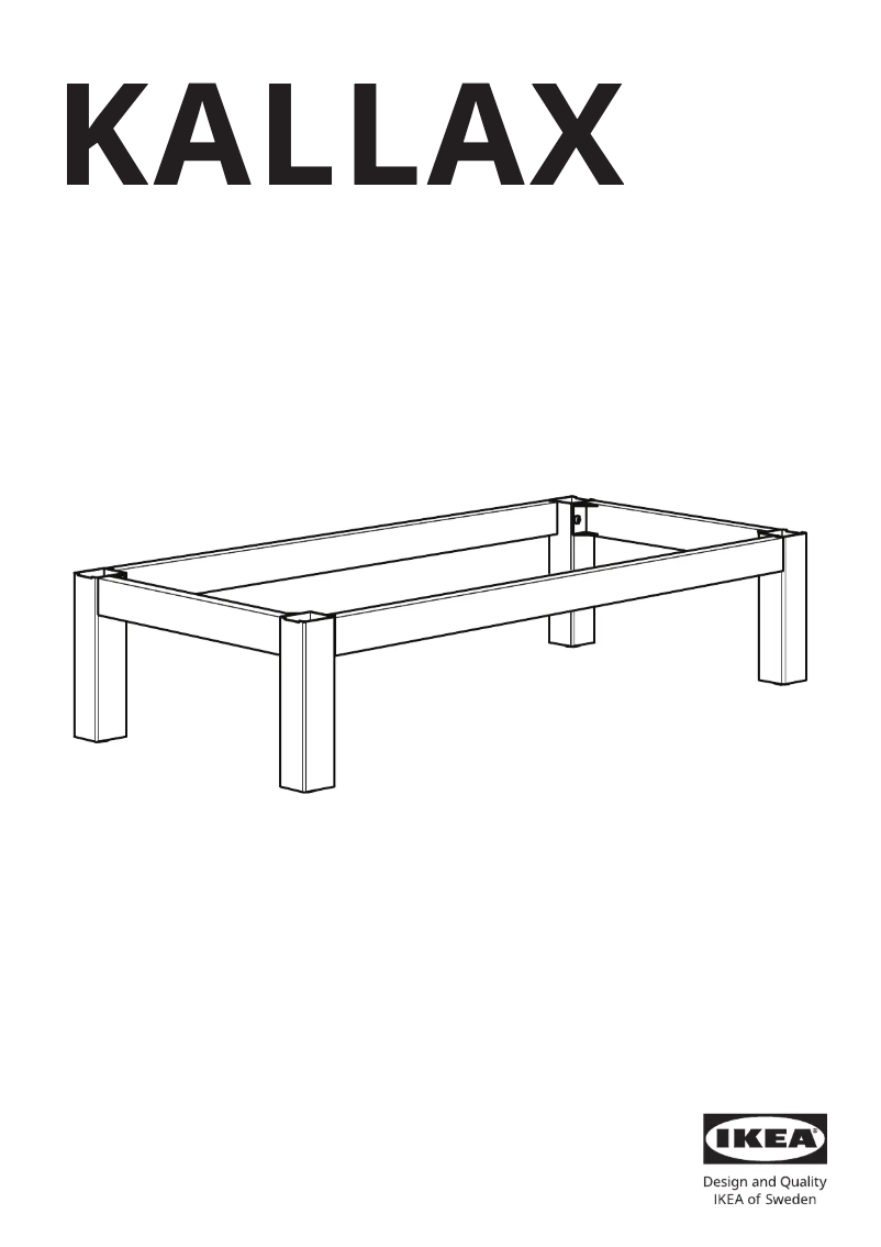 Image de la première page du manuel de l'appareil KALLAX 304.955.99