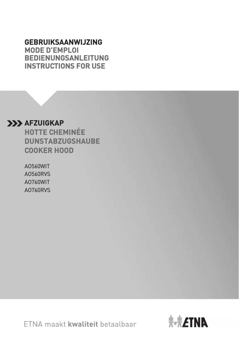 Page n°1 - Manuel utilisateur Etna AO760RVS