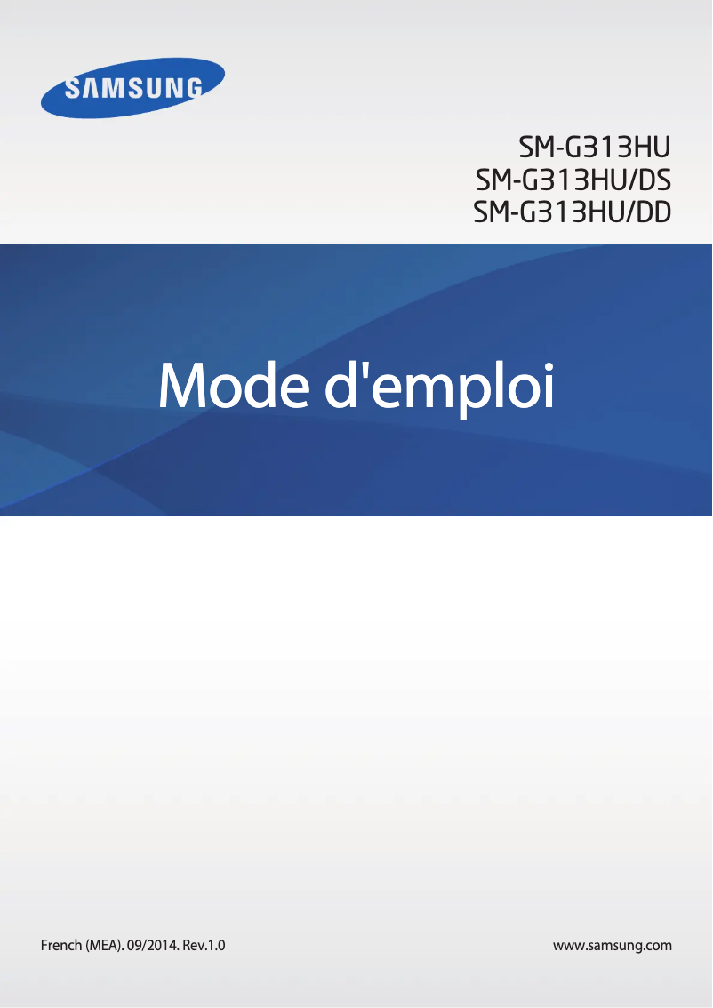 Page n°1 - Manuel utilisateur Samsung Galaxy V
