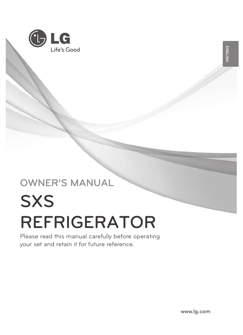 Page 1 de la notice Manuel utilisateur LG GS5162SVLV