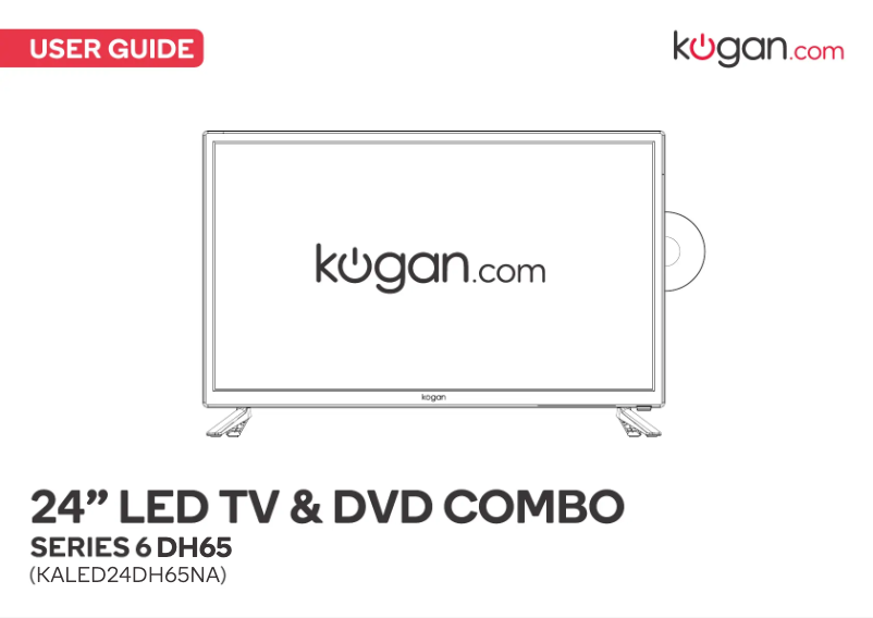 Imagen de la primera página del manual del dispositivo KALED24DH65NA