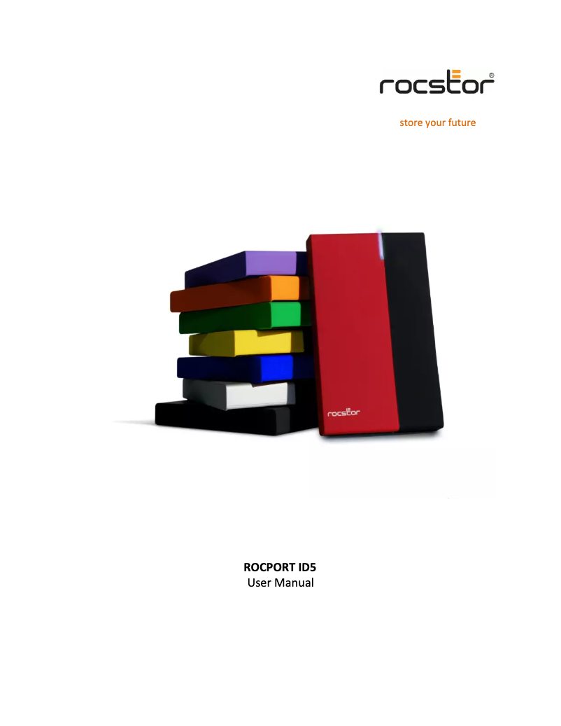 Página 1 del manual Manual de usuario Rocstor Rocport ID 5
