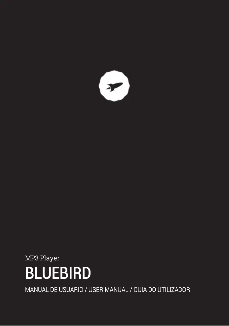 Imagen de la primera página del manual del dispositivo Bluebird