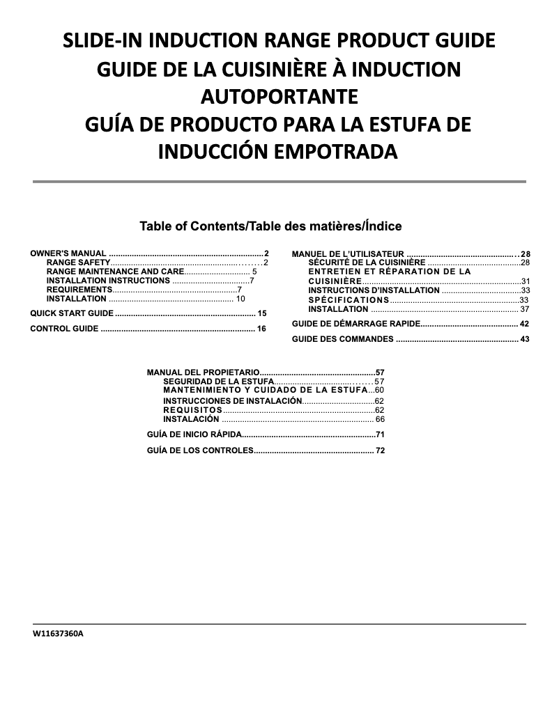 Page 1 de la notice Brochure JennAir JIS1450ML