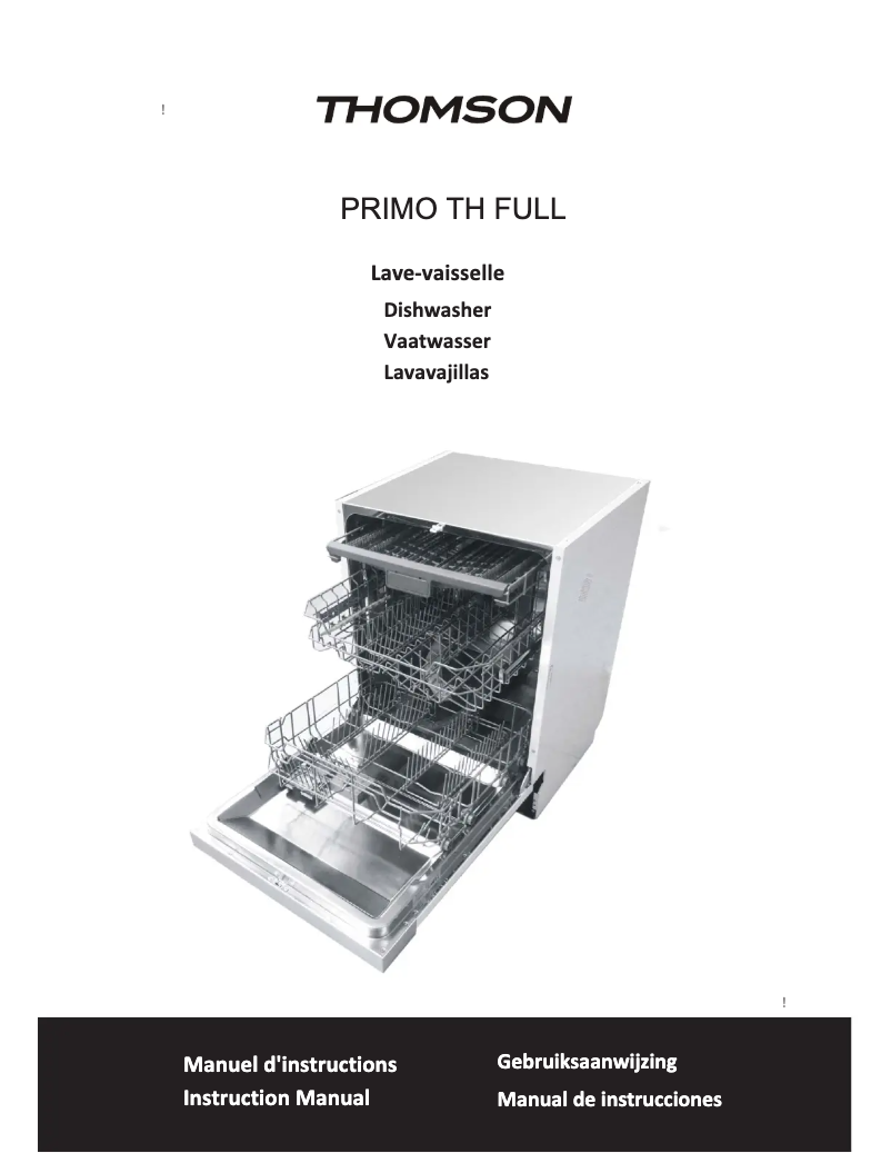 Page n°1 - Manuel utilisateur Thomson Primo TH Full