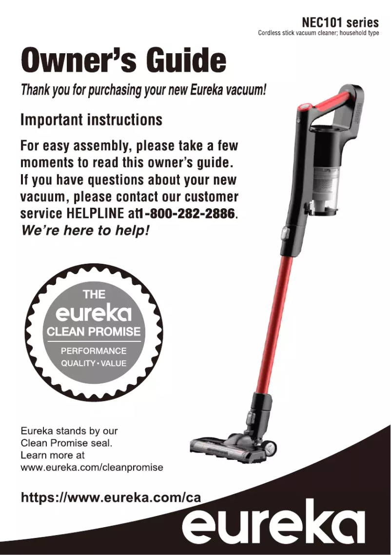 Image de la première page du manuel de l'appareil Cordless NEC100C