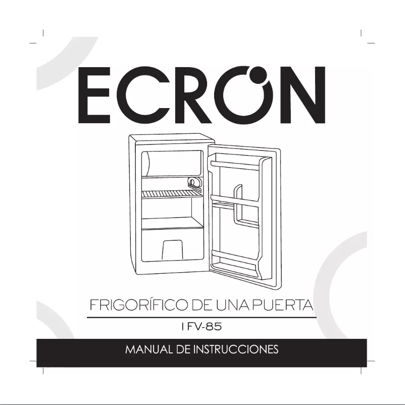 Page 1 de la notice Manuel utilisateur Ecron 1FV 85