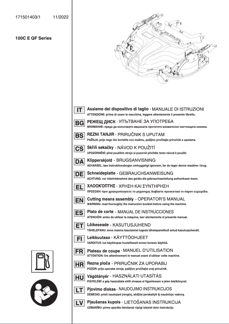 Image de la première page du manuel de l'appareil Combi 100 Q Plus