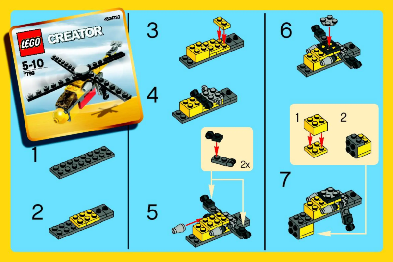 Page 1 de la notice Manuel utilisateur Lego Cargo Chopper