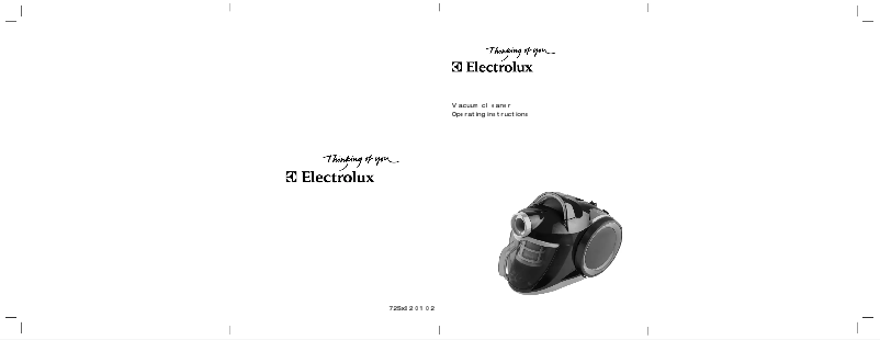 Image de la première page du manuel de l'appareil Cyclone Power ZSH732