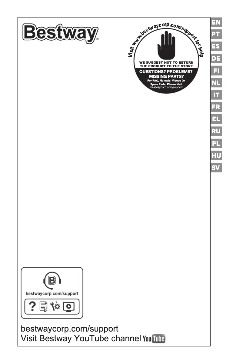 Page n°1 - Manuel utilisateur Bestway Steel Pro MAX 5616F