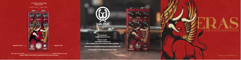 Page n°1 - Manuel utilisateur Walrus Audio Eras