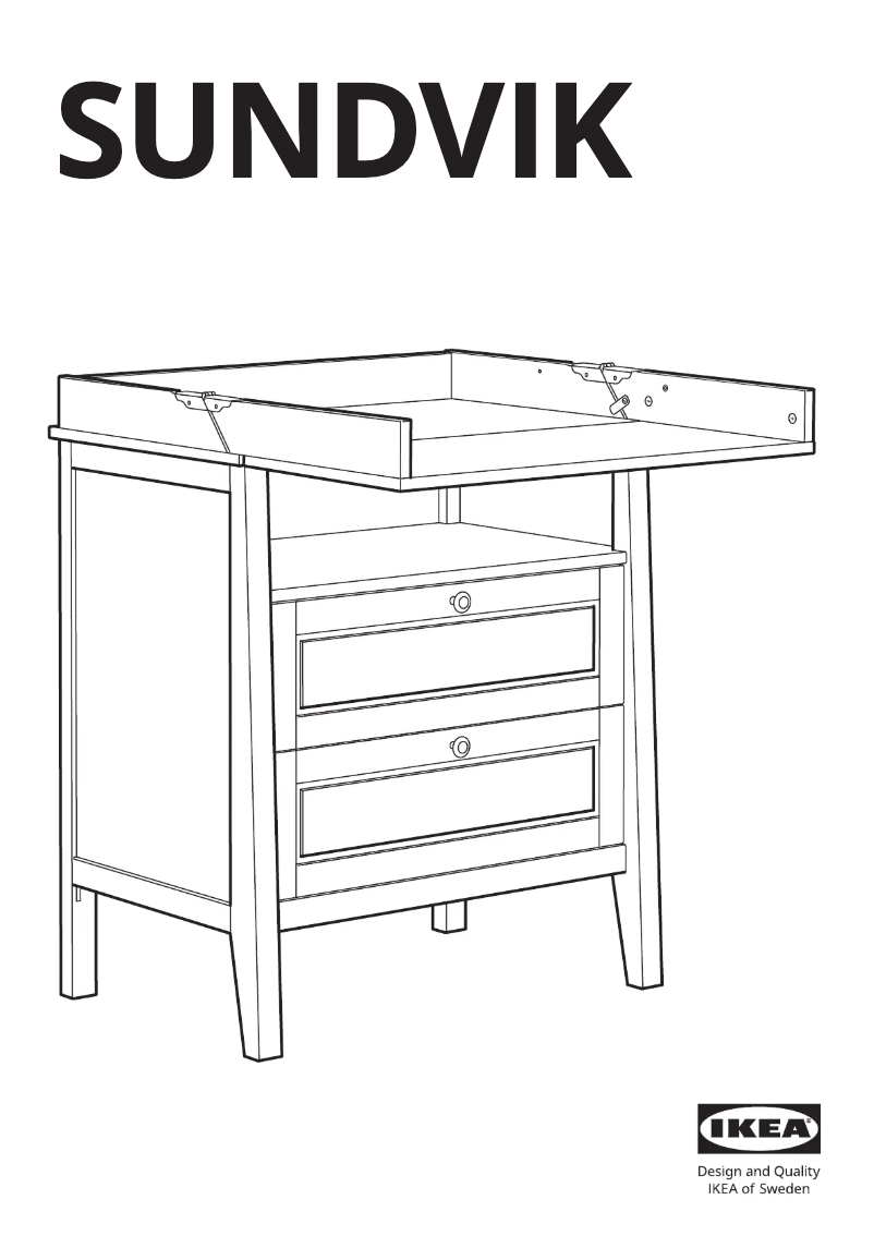 Image de la première page du manuel de l'appareil SUNDVIK 805.913.10