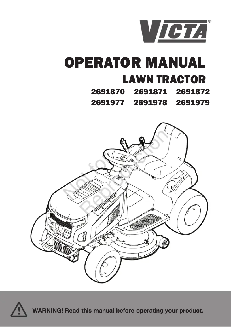Image de la première page du manuel de l'appareil 2691872