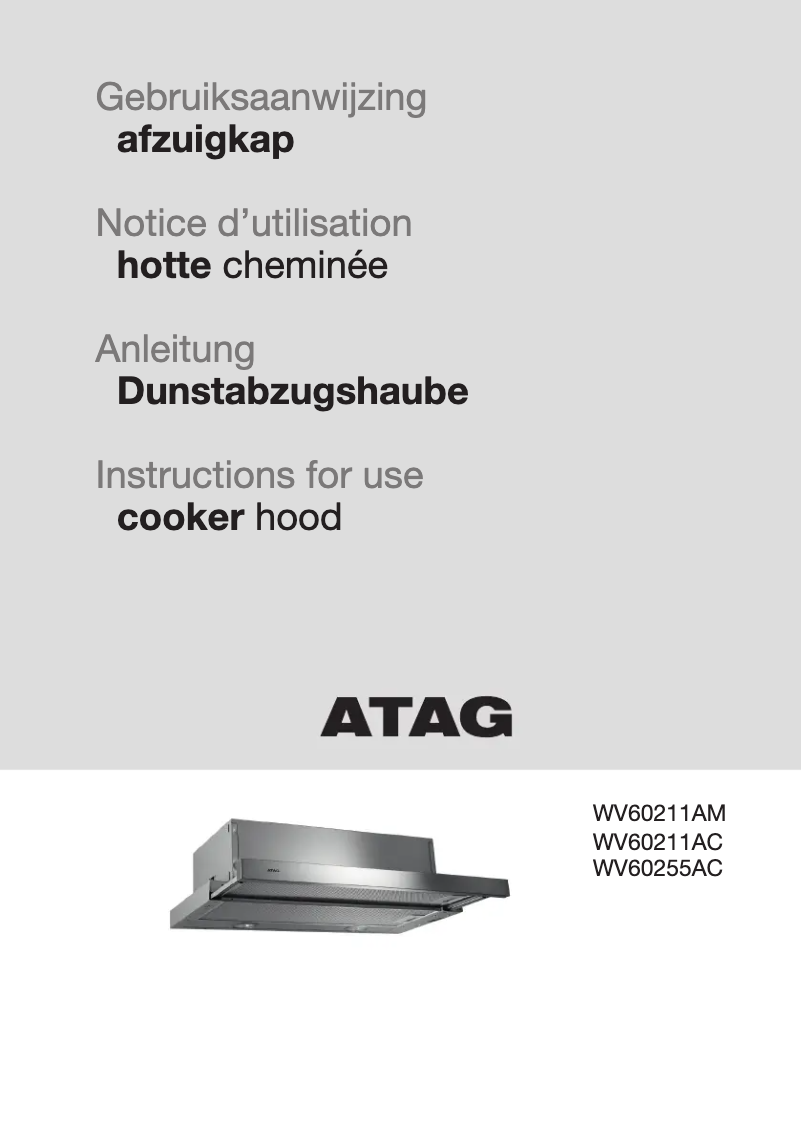 Page 1 de la notice Mode d'emploi Atag WV60211AM