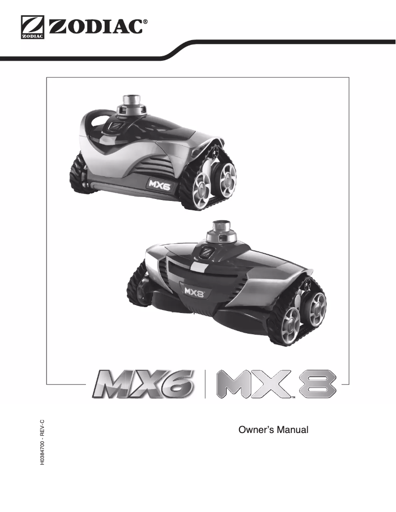 Image de la première page du manuel de l'appareil MX8