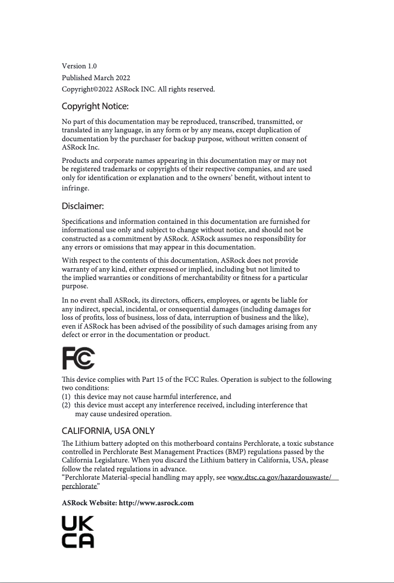 Imagen de la primera página del manual del dispositivo B660M-HDVP/D5