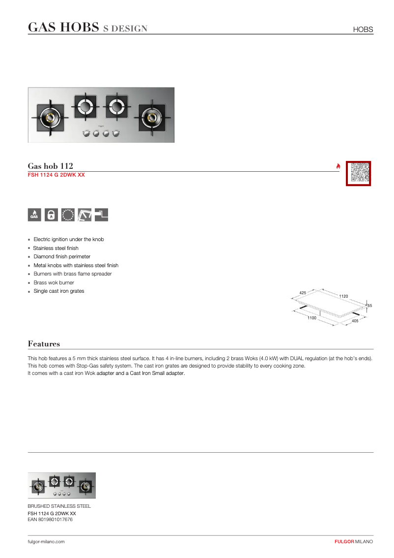 Image de la première page du manuel de l'appareil FSH 1124 G 2DWK XX