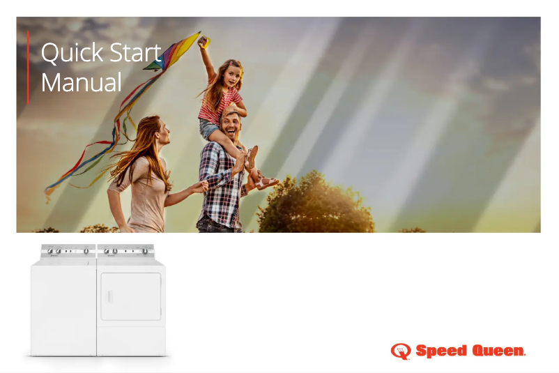 Page n°1 - Guide de démarrage rapide Speed Queen DC5003WE