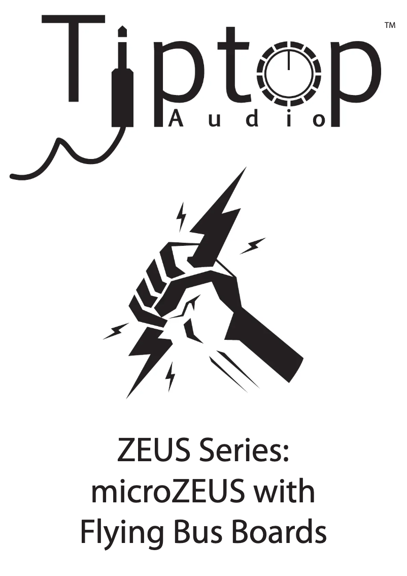 Page n°1 - Manuel utilisateur Tiptop Audio uZeus 4HP