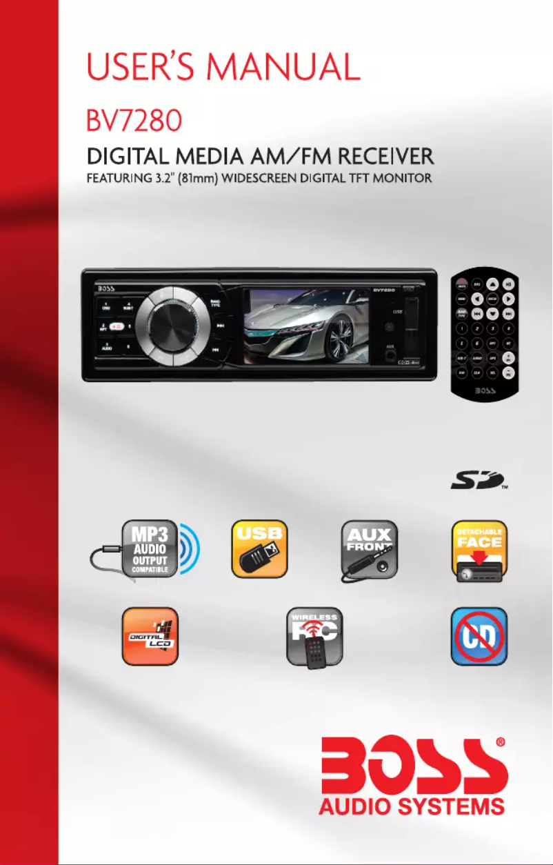 Image de la première page du manuel de l'appareil BV7280