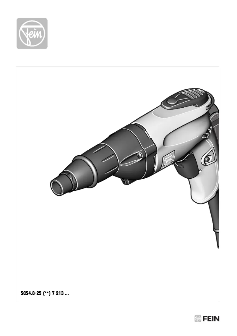 Page 1 de la notice Manuel utilisateur Fein SCS 4.8-25