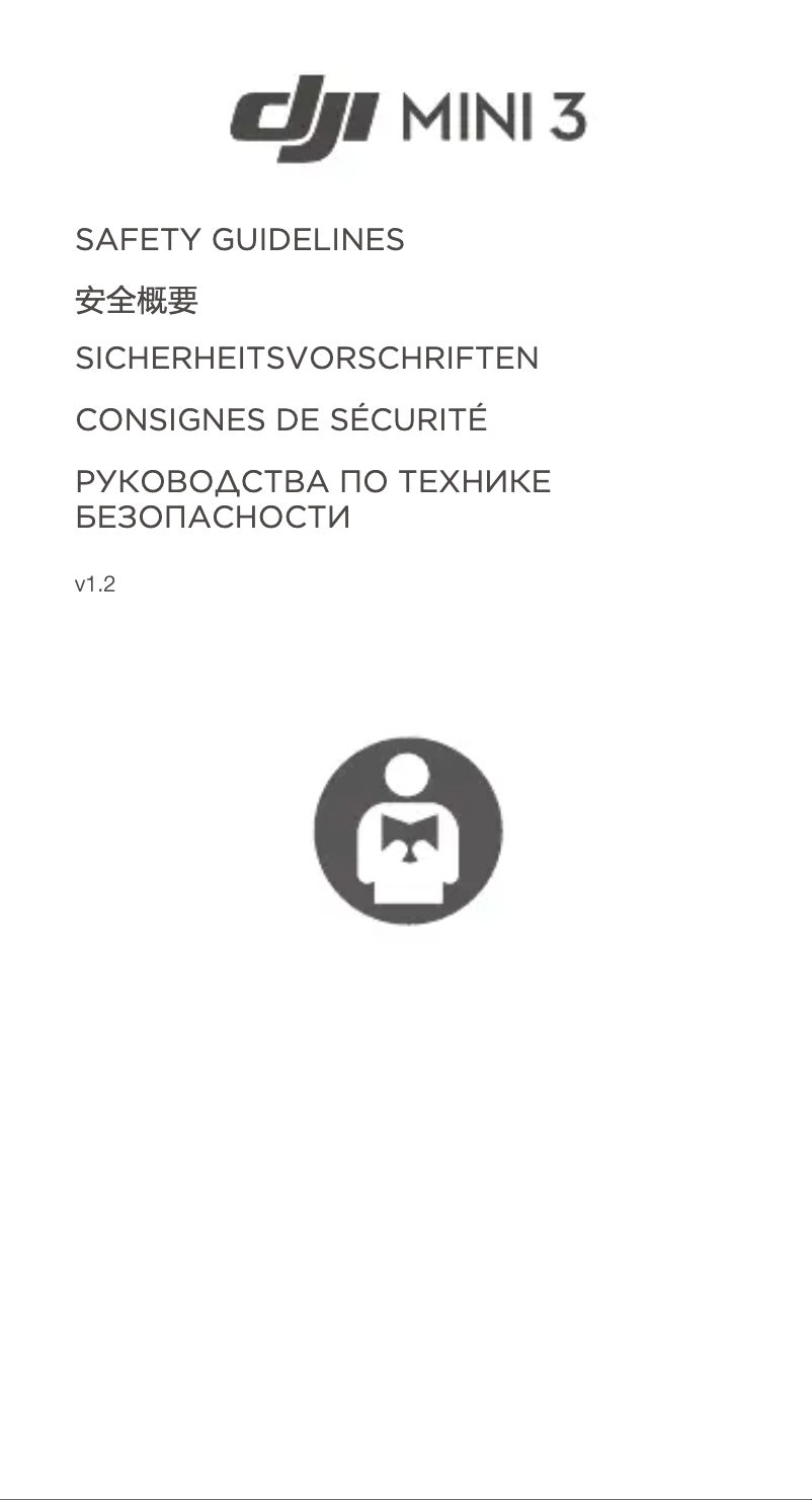 Page n°1 - Instructions de sécurité DJI Mini 3