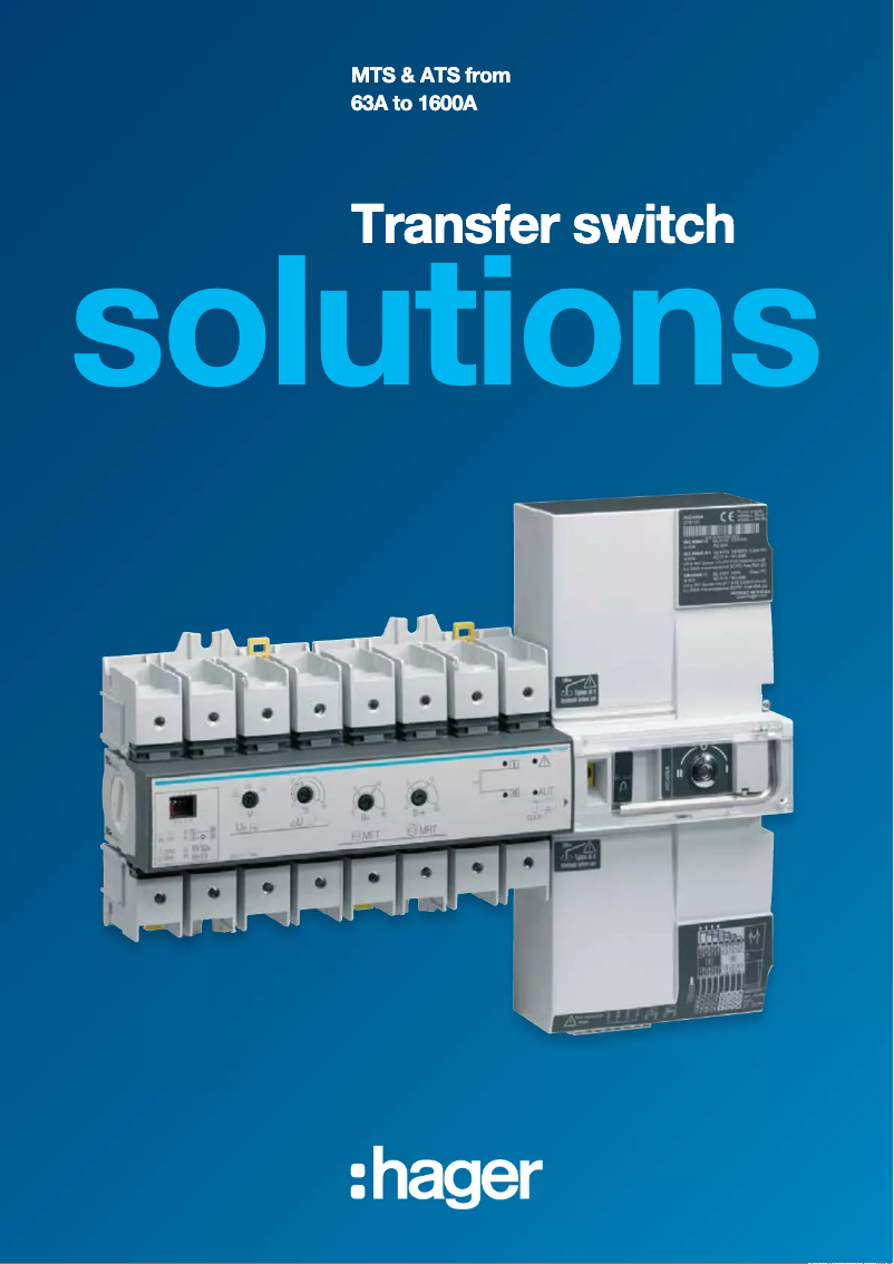 Page n°1 - Brochure Hager HZC202