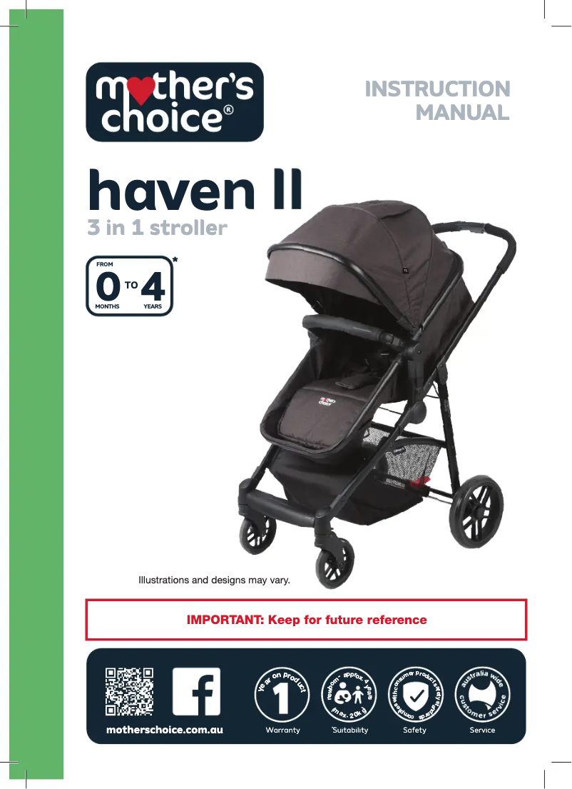 Imagen de la primera página del manual del dispositivo Haven II