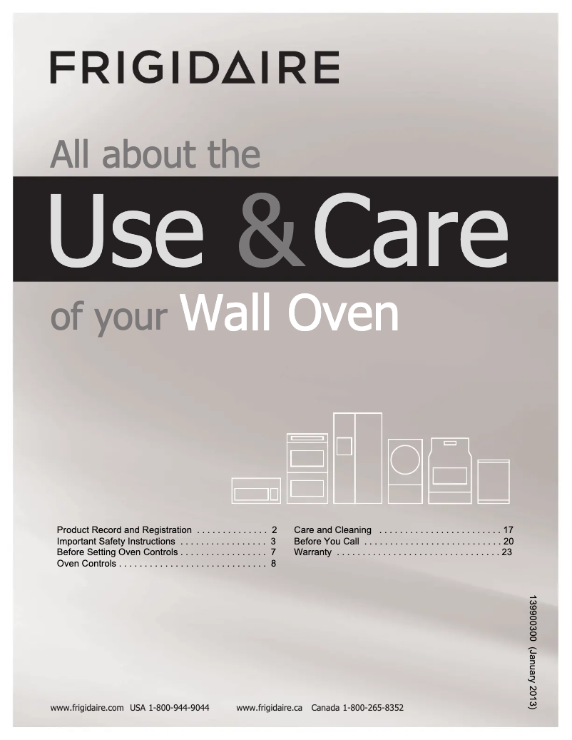 Image de la première page du manuel de l'appareil FFET2725PS