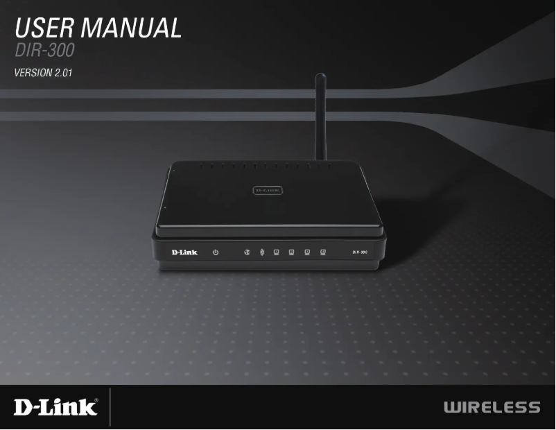 Page 1 de la notice Manuel utilisateur D-Link DIR-300