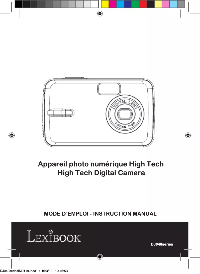 Page 1 de la notice Manuel utilisateur Lexibook DJ040