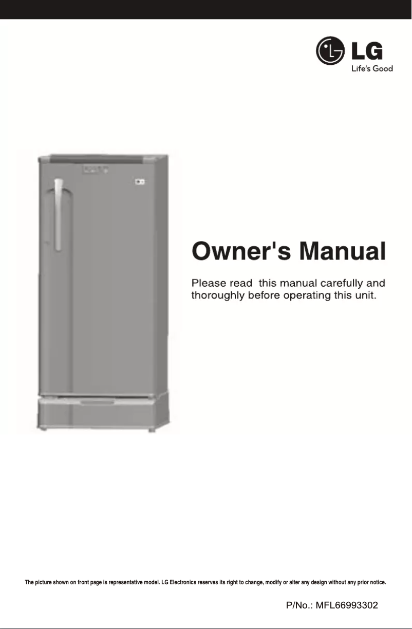 Image de la première page du manuel de l'appareil GL-B205KVHQ