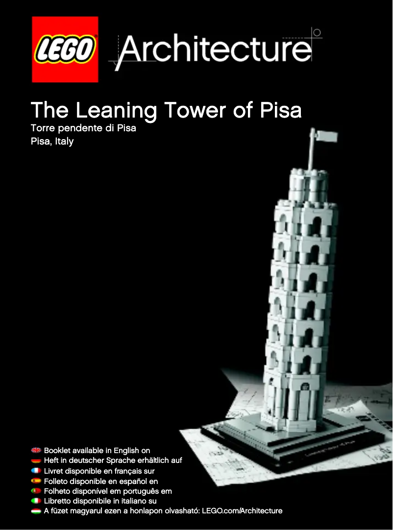Page 1 of the manual User Manual Lego The Leaning Tower of Pisa