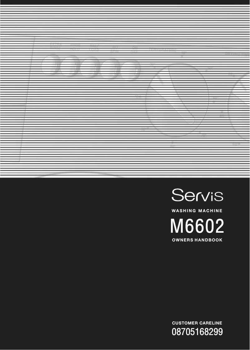Page n°1 - Manuel utilisateur Servis M6602W