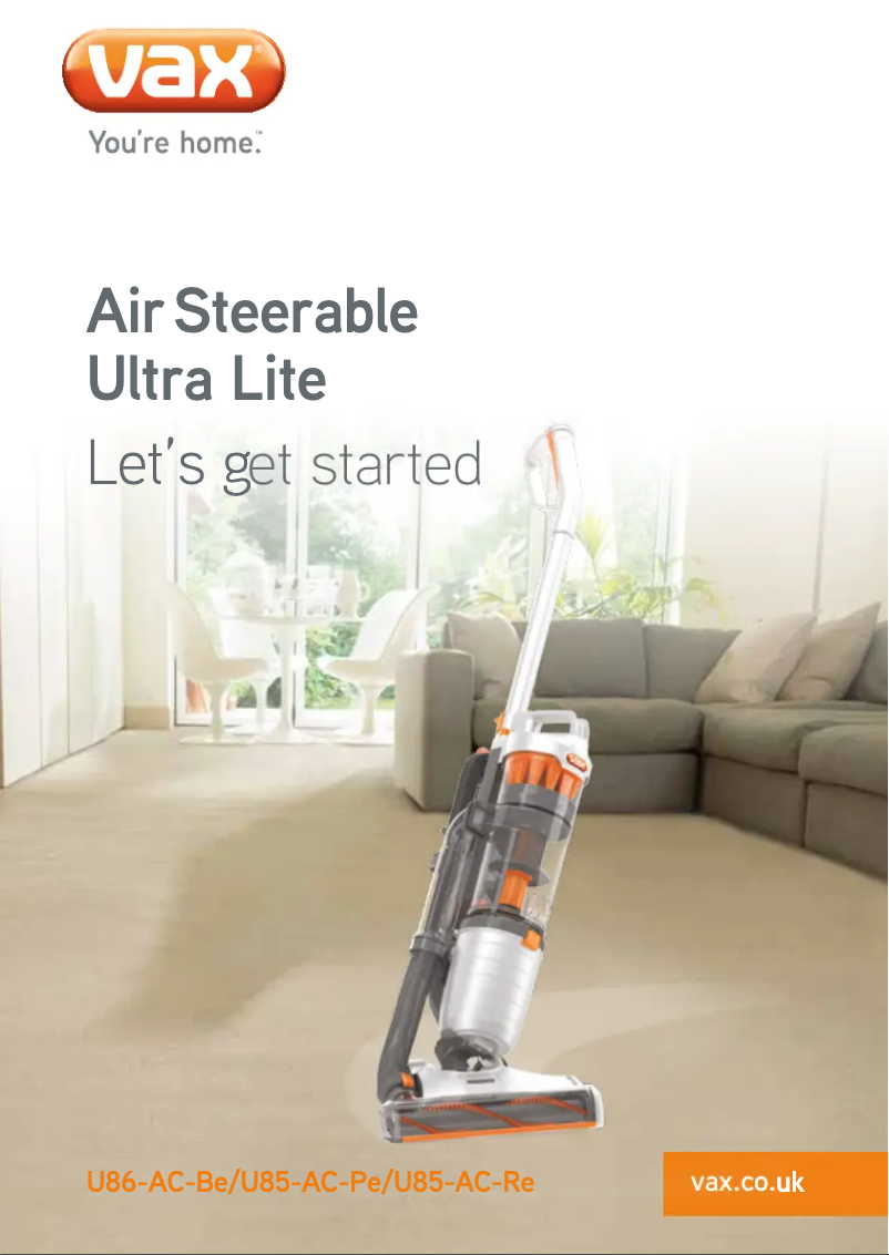 Image de la première page du manuel de l'appareil Air Steerable Ultra Lite Reach