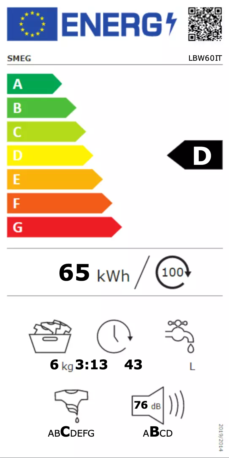Image de la première page du manuel de l'appareil LBW60IT